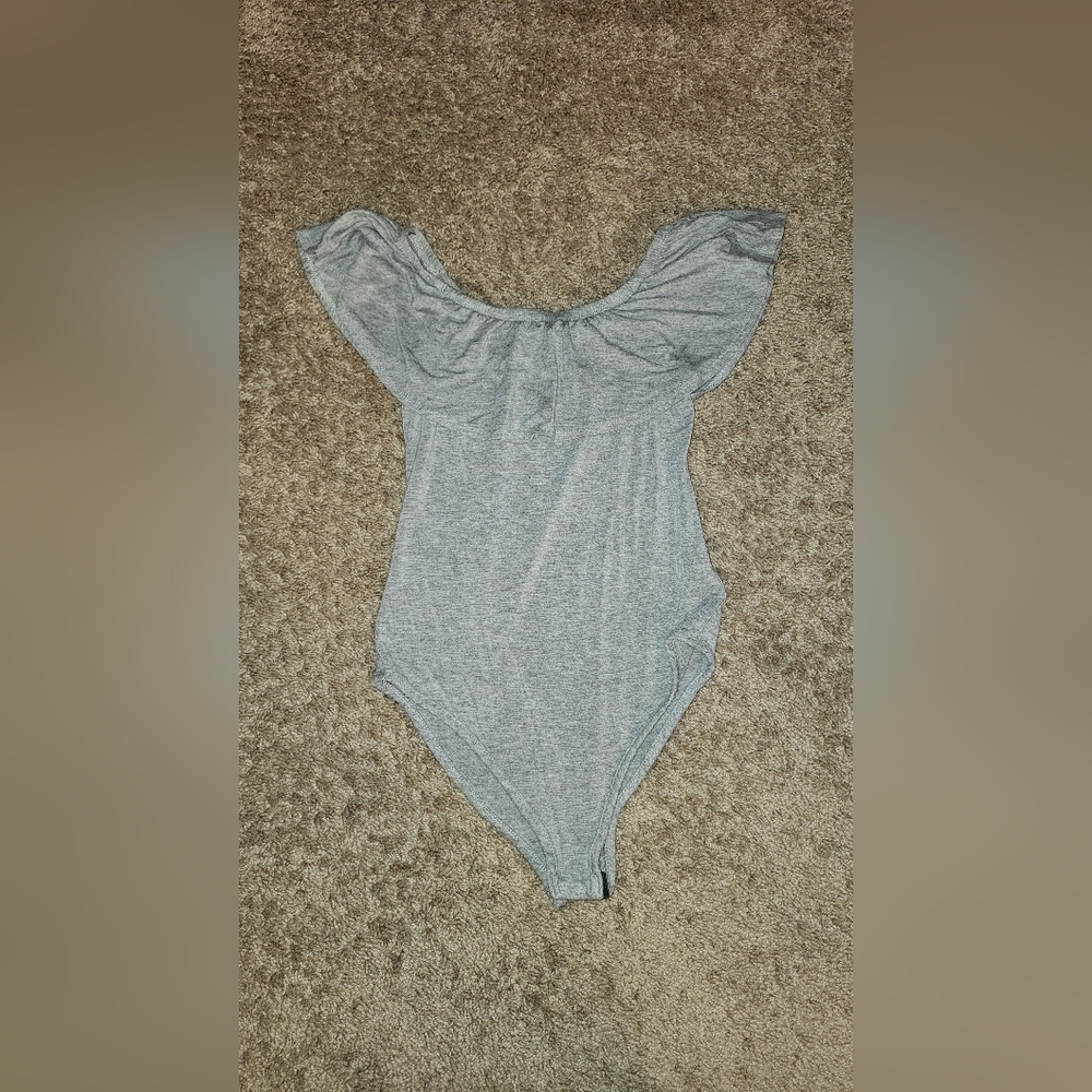 Pure Rebel strapless bodysuit w/ snap closure